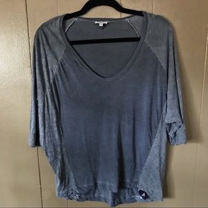 Splendid Short Sleeve Navy Tee